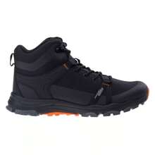 Hi-Tec Mens Himba Waterproof Mid Cut Walking Boots (Black/Orange) - Black - View 3