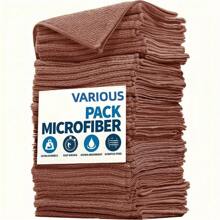 Khăn lau màu đỏ, xanh lá cây và xanh lam - Khăn lau sợi nhỏ Zoned dùng cho nhà bếp, bát đĩa, vệ sinh nhà cửa và rửa xe - Nhiều màu - Xem 10