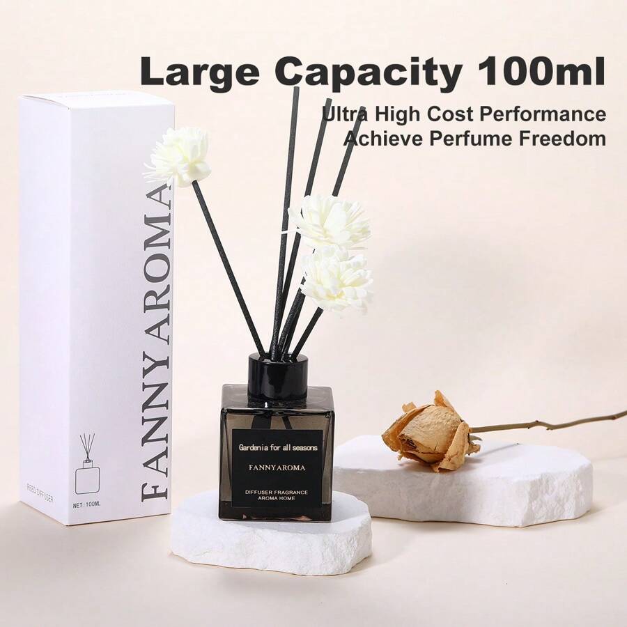 Reed Diffuser Set 3.5oz(100ml) Home Reed Diffuser With Reed Sticks For