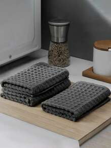 6pcs/3pcs/1pc Non-Woven Barista Towels, Suitable For Coffee Machines And Tea Houses - Highly Absorbent, Durable Cleaning Cloths For Wiping Milk And Spills - Random Color Small Square Towels, Great For Mother's Day, Halloween, Christmas Cleaning Rags