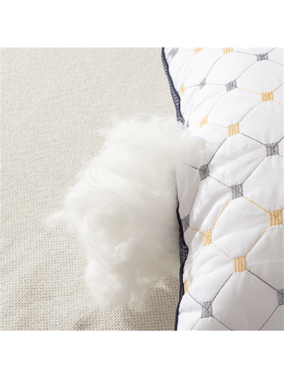 1pc Premium Hotel Pillow, Quilted, Machine Washable, High Quality, Side/Back Sleepers, Business Home view 9