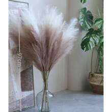 50/30//20/10/1pc 97cm/55cm Faux Pampas Grass, Pompas, Pampas Grass, Pampas Grass For Floor Vase, Pampas Grass Decor For Vase Fillers, Boho Rustic Farmhouse Home Decor, Valentine's Day, Gift Gifts Birthday Graduation,Fall Decor,Autumn