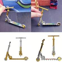 4 件装 DIY 滑板车迷你手指套装、摇摆板、微型摇摆板、指尖运动派对礼品 - 藍色 - 查看 5