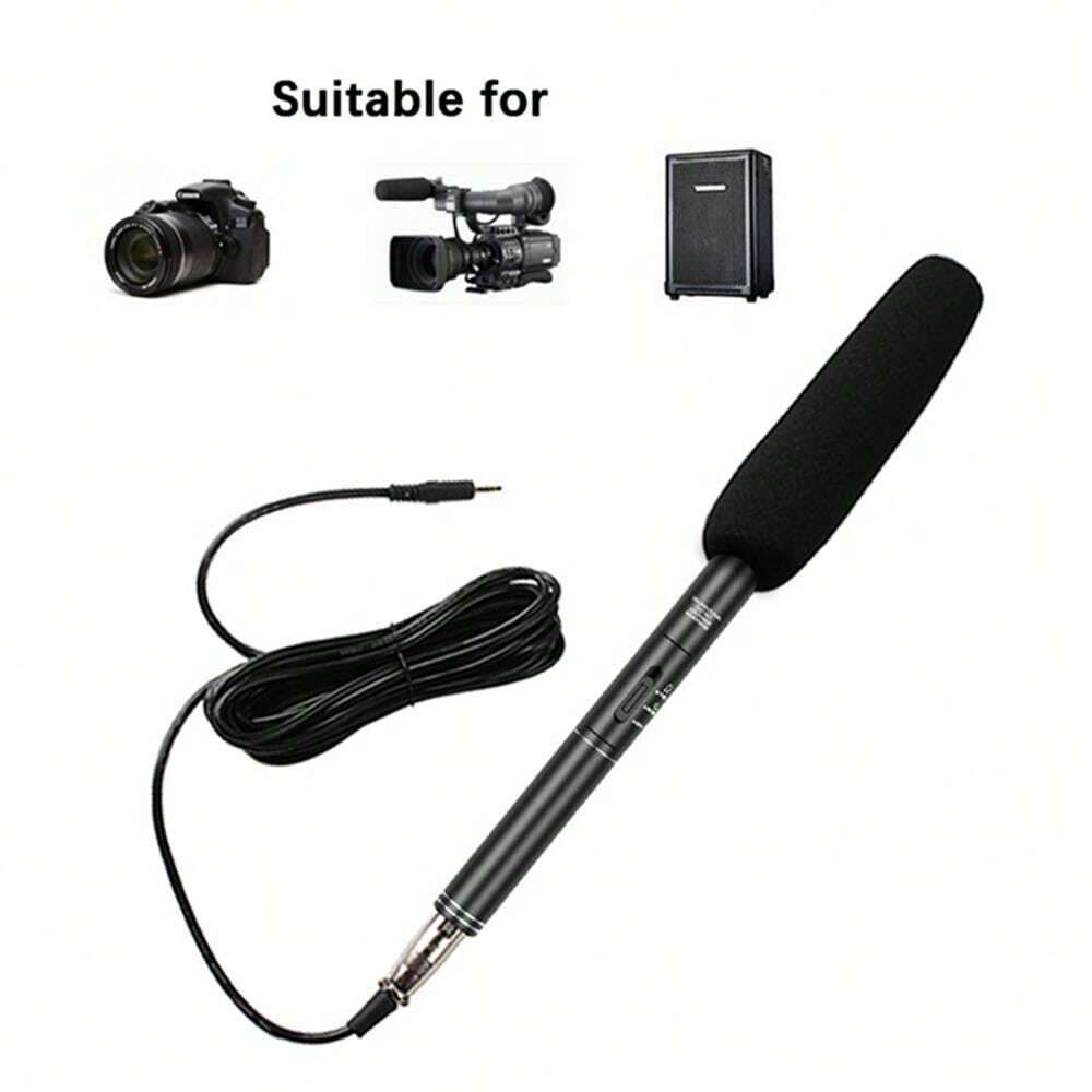 Shotgun Microphone,Condenser Interview Microphone Photography For Video