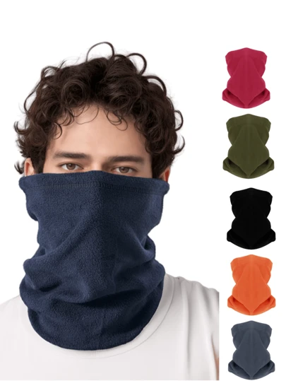 1pc Men Scarves Unisex Multifunctional Warm Neck Gaiter/Ski Mask/Balaclava, Suitable For Daily Use