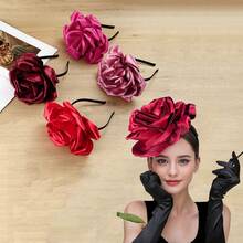 1 Stück Blumen Haarband für Frauen, elegantes vintage Haarteil für Party, Hochzeit, Weihnachten, festliche Anlässe