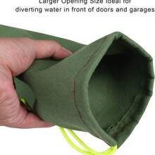 1pc Heavy Duty Reusable Waterproof Absorbent Canvas Flood Sandbag, 215cm*19cm, For Garage Flood Control, Outdoor Window, Front Door, Rainy Season Water Barrier