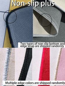 1 件心形浴室垫，适用于浴室、客厅、厨房、卧室，采用珊瑚绒材料制成 - 紅色 - 查看 6