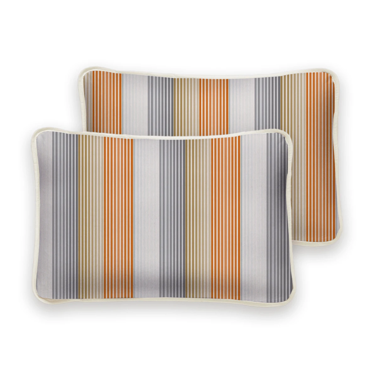 Kit Of 6 Adult Pillowcases 50cm X 70cm In Printed Mesh 100 Vivaldi