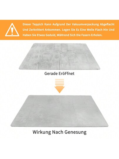 Piece Zachte Tapijt Living Room, Smooth Made Of Rabbit Fur Short Pile Non Slip, Moderne Anti Slip Bedroom, Luxurious Room ation, Fluffy Area view 7