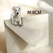 1pc Custom Animal Portrait Style Acrylic Photo Clip For Multiple Scenes, High Definition Printing, Wedding Hair Accessories - Multicolor - View 9