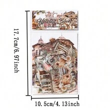 1 Gói 30 Tờ Nhãn Dán Chủ Đề Cuộc Sống & Nhân Vật Cổ Điển Cho Sổ Lưu Niệm, Sổ Kế Hoạch, Album Ảnh, Nhãn Dán Trang Trí PET - Nhiều màu - Xem 3