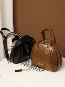 Water-Resistant PU Leather Cosmetic Bag, Makeup Storage Organizer, Lightweight Toiletry Bag, Waterproof Skincare Pouch, Large Capacity Multi-Layer Makeup Case, Big Volume Toiletries Bag With Compartments, Cosmetics Travel Bag Makeup Travel Toiletry Organizer Essentials Gifts Storage Zipper Accessories Nail, Makeup Bag, Make Up Bag, Makeup Bags, Cosmetic Bag, Makeup Organiser, Travel, Makeup Pouch, Bag, Vanity, Make Up Pouch, Travel Essentials, Pouch Bag, Make Up Bags, Bags, Travel Essential, Small Makeup Bag,Makeup Pouch,Cosmetic Bag,Travel Essential,Large Capacity,Large Makeup Bag,Christmas Gifts,Pouch,Travel,Gifts For Women Travel Essential,Pouch,Clutch / Small Handbag, Makeup Organizer,Makeup Organize,Pouch,Brush Holder,Mini Pouch,Large Capacity Pouch,Gifts For Women,Christmas Gifts,Gift Ideas For Women - Multicolor - View 5