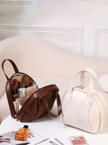 Water-Resistant PU Leather Cosmetic Bag, Makeup Storage Organizer, Lightweight Toiletry Bag, Waterproof Skincare Pouch, Large Capacity Multi-Layer Makeup Case, Big Volume Toiletries Bag With Compartments, Cosmetics Travel Bag Makeup Travel Toiletry Organizer Essentials Gifts Storage Zipper Accessories Nail, Makeup Bag, Make Up Bag, Makeup Bags, Cosmetic Bag, Makeup Organiser, Travel, Makeup Pouch, Bag, Vanity, Make Up Pouch, Travel Essentials, Pouch Bag, Make Up Bags, Bags, Travel Essential, Small Makeup Bag,Makeup Pouch,Cosmetic Bag,Travel Essential,Large Capacity,Large Makeup Bag,Christmas Gifts,Pouch,Travel,Gifts For Women Travel Essential,Pouch,Clutch / Small Handbag, Makeup Organizer,Makeup Organize,Pouch,Brush Holder,Mini Pouch,Large Capacity Pouch,Gifts For Women,Christmas Gifts,Gift Ideas For Women - Multicolor - View 7