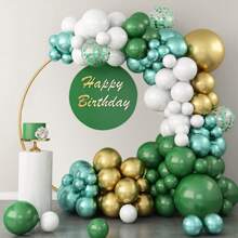 Round Backdrop Stand, Stable Balloon Arch Stand, Metal Wedding Arch Backdrop Stand Circle Backdrop Stand Frame For Wedding, Birthday Party - Gold - View 4