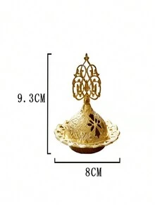 1 cái Đồ trang trí lư hương mới, lư hương mini, lư hương tháp vàng sáng tạo, đèn thơm bằng kim loại nhỏ, đồ trang trí DIY & dụng cụ - Nhiều màu - Xem 7