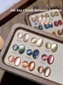 annies 10毫升玻璃猫咪磁性凝胶指甲油 9色套装 朋克风美甲半永久猫眼凝胶 1瓶/9瓶 - 彩色 - 查看 4