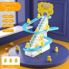 3-6 Years Old Kids Interactive Climbing Duck Toy - Electric Track, Educational Toy With Music And Lights, Ideal Birthday Gift - Multicolor - View 10