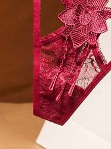 Custom Funny Text.Side Strap Underwear Women's Lace Sexy Large Size Light Luxury Strap Hollow T-Shaped Pants Low Waist T-Pants.Christmas.