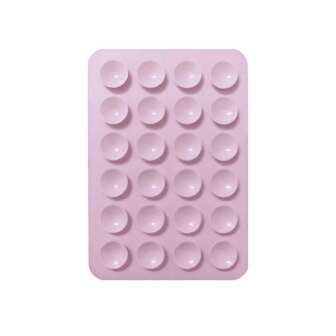 24pcs One-Side Silicone Suction Cup Minimalist Suction Cup Sticker Anti-Slip Phone Case Portable Movable Phone Holder (Suitable For Glass, Tile And Other Smooth Surfaces, Clean The Product Surface Before Use For Longer Use)