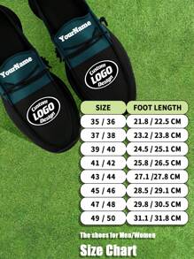Men's Custom Logo Custom Name Loafers, Philadelphia Football Designed Lightweight Comfortable London Sole Canvas Shoes For Spring, Summer, Autumn And Winter, Slouchy Loafers, Personalized Fun Unique Gift For Mom/Dad/Her/Him/Girlfriend/Boyfriend/Wife/Husband/Friend
