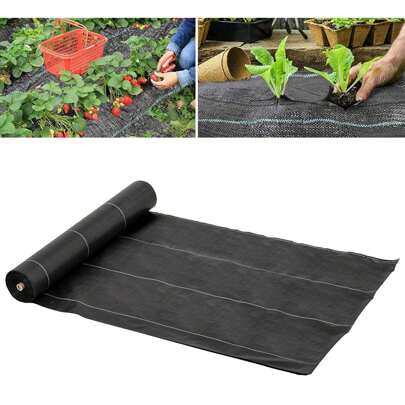  Outsunny 2x50m Gardener Premium Barrier Landscape Fabric Durable & Heavy-Duty Block Gardening Mat, Easy Setup & Superior Control Convenient Design