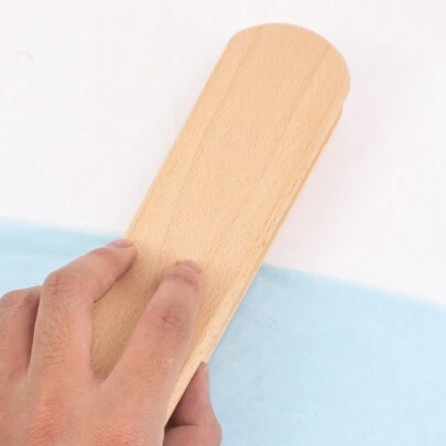 MAZHA Aplanchador de madera de haya de uso múltiple para sastres, almohadilla de prensado profesional de doble cara para acolchar, coser, planchar accesorios de tela