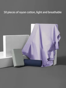 Bộ 3 quần lót liền mạch màu trơn cho nam, xanh navy, xám xanh lá, xám tím, quần lót tập luyện cơ bản cạp vừa - Nhiều màu - Xem 2