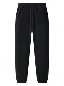 Women's Warm Sherpa Lined Athletic Sweatpants Jogger Fleece Pants With Zippered Pockets 1pc