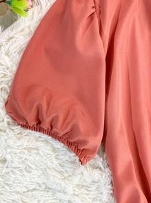 Women Dresses - 粉色 - 查看 5