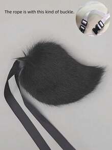 Cola esponjosa de conejo para adultos, accesorio de disfraz para fiestas - Multicolor - Ver 12