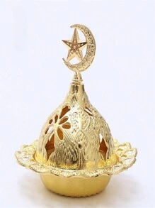 1 cái Đồ trang trí lư hương mới, lư hương mini, lư hương tháp vàng sáng tạo, đèn thơm bằng kim loại nhỏ, đồ trang trí DIY & dụng cụ - Nhiều màu - Xem 10