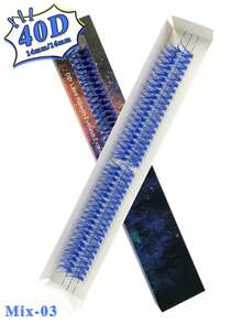 ENCHUW 80 簇 CC 40D 彩色睫毛簇单根睫毛 14 毫米和 16 毫米混合长度 DIY 睫毛蓬松柔软轻盈睫毛单根睫毛化妆延长假睫毛在家 DIY - CC - 查看 10