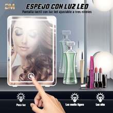 Mini Skincare Fridge With Dimmable LED Light Mirror, Portable Refrigerator, Heater, Cooler