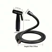 坐浴盆水龙头 - 黑色 - 查看 4