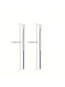 2/3/4/5 Stück Feder-Draht-Textur Töpferwerkzeuge Modellierwerkzeuge für Polymer-Ton, DIY-Keramikpinsel, Töpferwerkzeuge, Tortenzubehör