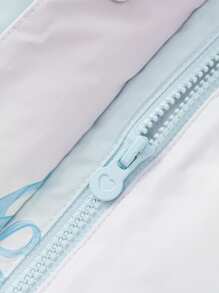 Balabala Girls' Hooded Down Jacket Two-Piece Set For Winter 2024 - Blue Purple - View 7