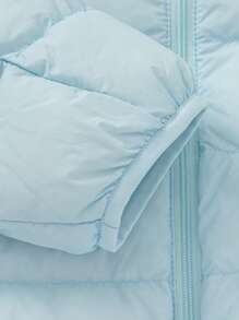 Balabala Girls' Hooded Down Jacket Two-Piece Set For Winter 2024 - Blue Purple - View 8