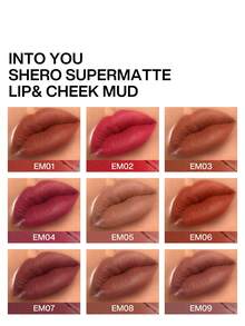INTO YOU Uso doble para labios y mejillas, cuidado labial hidratante, bálsamo labial humectante, duradero y a prueba de transferencia #EM25 - #EM25 - Ver 3
