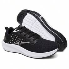 Men's Advanced Aero Lightweight Soft Walking Gym Shoes - 黑色 - 查看 2
