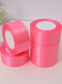 (5 Cuộn) Ruy băng satin trang trí nhà bánh quà tặng đóng gói, Ruy băng dệt cho tiệc cưới nơ DIY hoa hồng thủ công, Giáng sinh - nhiều màu - Xem 45