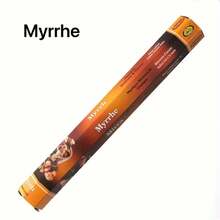每盒 20 支，家居香薰香薰棒，植物性没药香味，用于空气净化、放松、睡眠瑜伽、冥想、释放正能量 - 万圣节、复活节、感恩节的理想礼物 - 彩色 - 查看 6