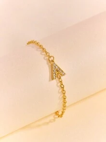 1 chiếc Vòng tay tên chữ cái đơn giản Trang sức Mặt dây chuyền chữ cái viết tắt bằng thép không gỉ cá nhân hóa cho phụ nữ Quà tặng cho mẹ Phong cách, Thời trang mùa thu, Thu gọn, Đơn giản, Giản dị, Tiền cũ Tùy chỉnh, Cá nhân hóa, Độc đáo Quà tặng lý tưởng cho bạn gái, mẹ, gia đình, bạn bè, con gái Cho ngày kỷ niệm, Ngày lễ tình nhân, Ngày của mẹ, Sinh nhật, Tốt nghiệp, Đeo hàng ngày, Đám cưới, Dạ hội - Vòng tay chữ cái cá tính - Xem 2