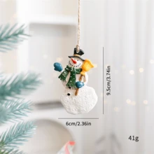1pc Giáng sinh, Giáng sinh, Đồ trang trí dễ thương, Đồ trang trí nai sừng tấm, Đồ trang trí cây, Phụ kiện hoạt hình, Vật dụng, Nhiều kiểu dáng và Sự kết hợp tinh tế - Nhiều màu - Xem 11