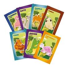 Jogo Do Mico + Jogo Da Memória 56 Cartas 2 Em 1 - Pais & Filhos diversão para a família e amigos - Verde - Visão 2