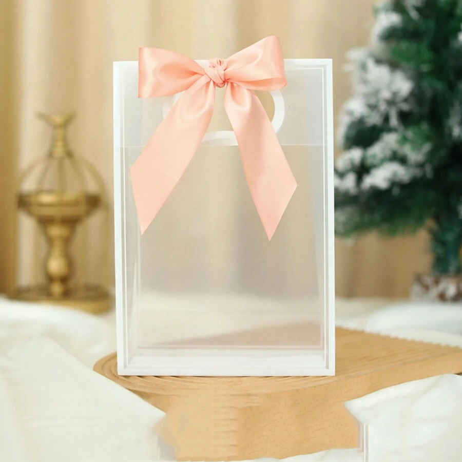 1 sản phẩm bao gồm Thẻ, Raffia, Ruy băng, Túi quà bằng nhựa PVC, Túi xách đựng kẹo cưới, Túi đựng quà lưu niệm, Túi đựng đồ ăn trưa, Giáng sinh. - Nhiều màu - Xem 1