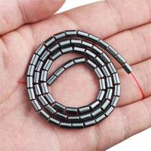 1-14mm Natural Black Hematite Rock Crystal Loose Beads, Cylinder Spacer Beads, For Handmade Bracelet Necklace Earring Jewelry Making Supplies