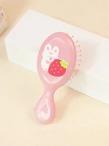 1 件可爱卡通图案卷发器，舒适按摩刷，适合儿童、青少年和成人日常使用 - 彩色 - 查看 12