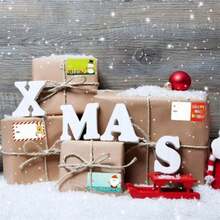 500pcs/Roll Christmas Tags Christmas Santa Claus Stickers Self Adhesive Tags Christmas Festival Birthday Holiday Gift Decor,Christmas - Multicolor - View 5