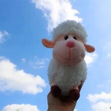 Xuất khẩu thị trường Hàn Quốc chất lượng cao dài sang trọng nhồi bông cừu sang trọng mô phỏng búp bê đồ chơi cho phòng tuổi teen trang trí quà tặng - Nhiều màu - Xem 2